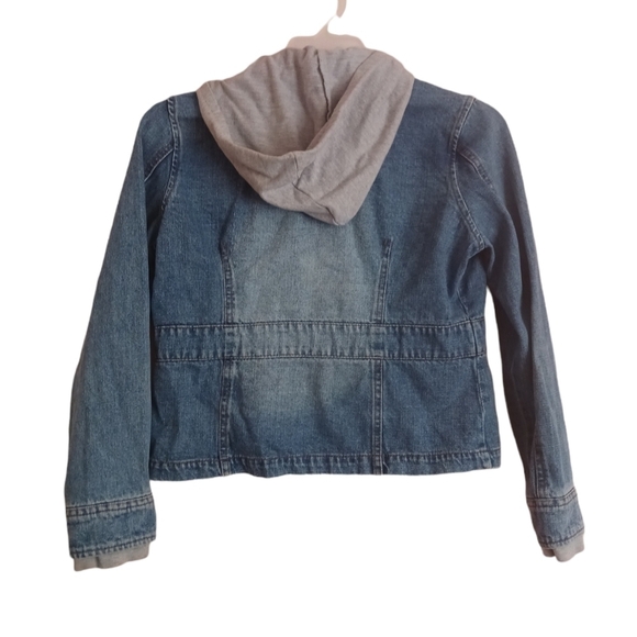 Personal Identity 100% Cotton Hoodie Denim Jacket - Picture 2 of 7